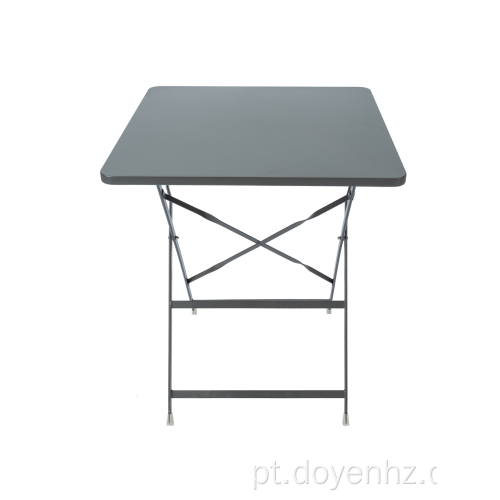 Mesa dobrável quadrada esticada de metal 60 cm